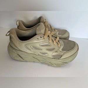 Hoka Bondi L Dune Oxford Tan | Neutral Aesthetic Gorpcore Sneaker